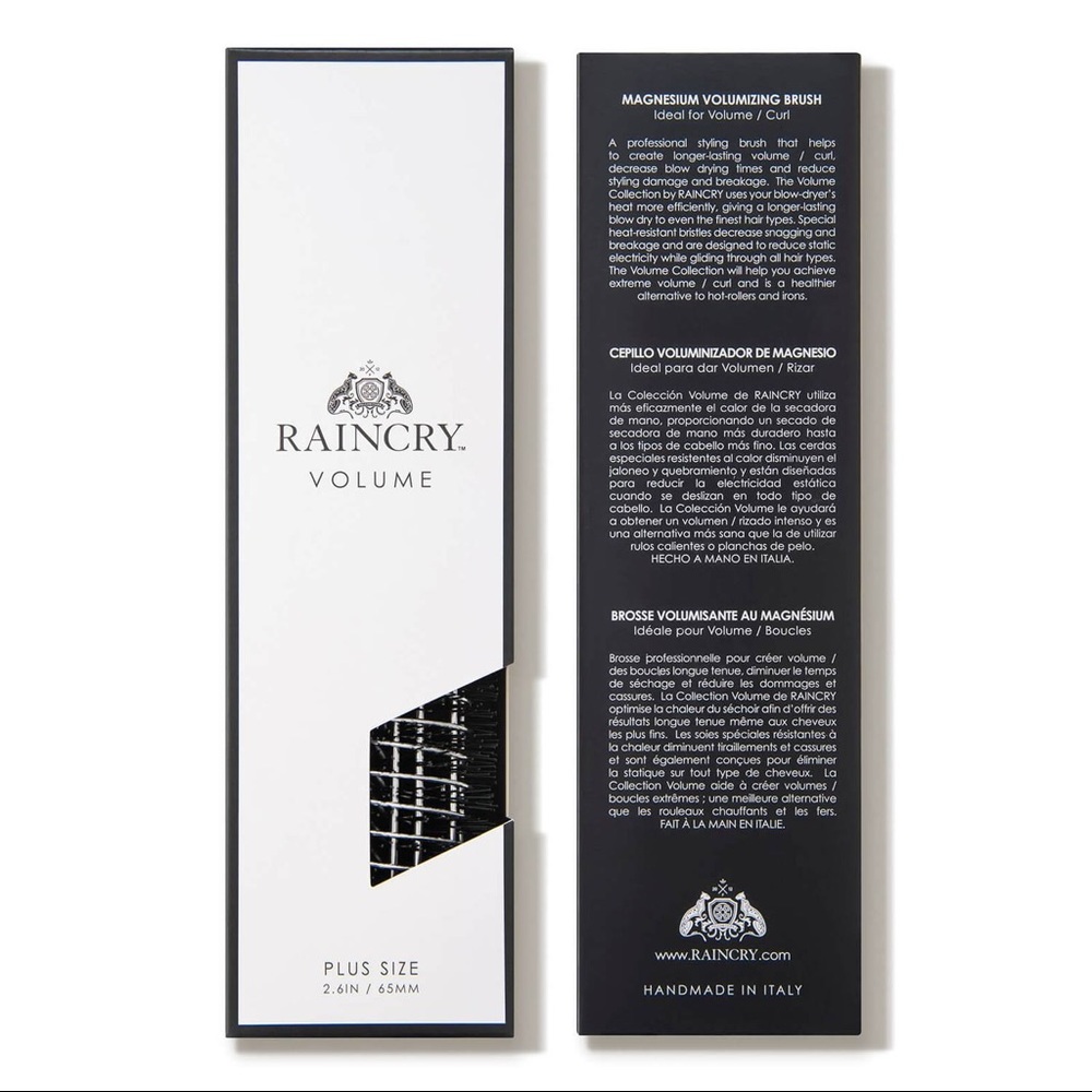 RAINCRY Volume Plus Magnesium Volumizing Brush